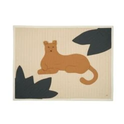 Plaid Matelassé 95x73 Cm Léopard