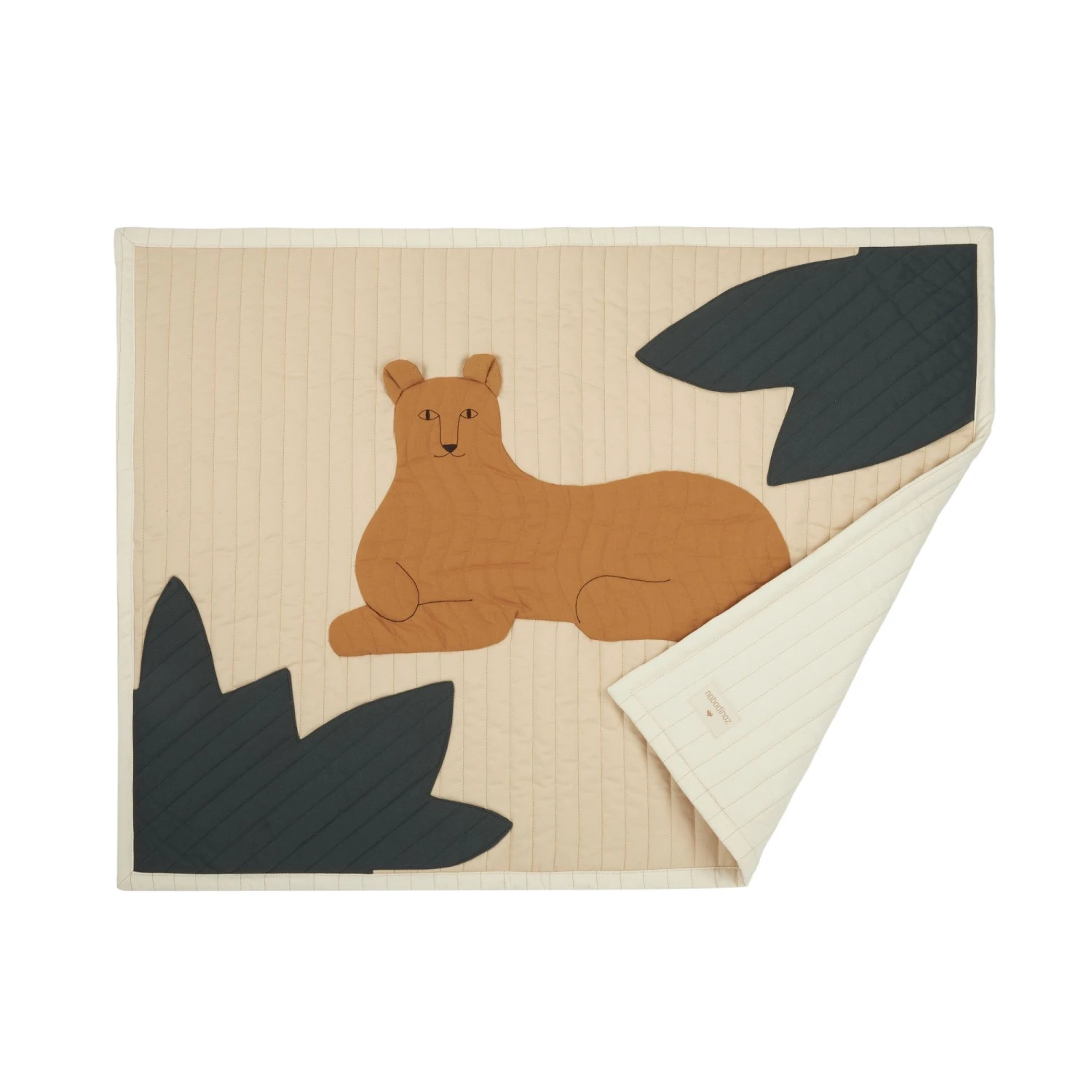 Plaid Matelassé 95x73 Cm Léopard 4 Plaid Matelassé 95x73 Cm Léopard – Image 2