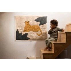 Plaid Matelassé 95x73 Cm Léopard 15 Plaid Matelassé 95x73 Cm Léopard -Magasin De Périphériques Pour Enfants leopard quilted blanket 95x73 nobodinoz OG