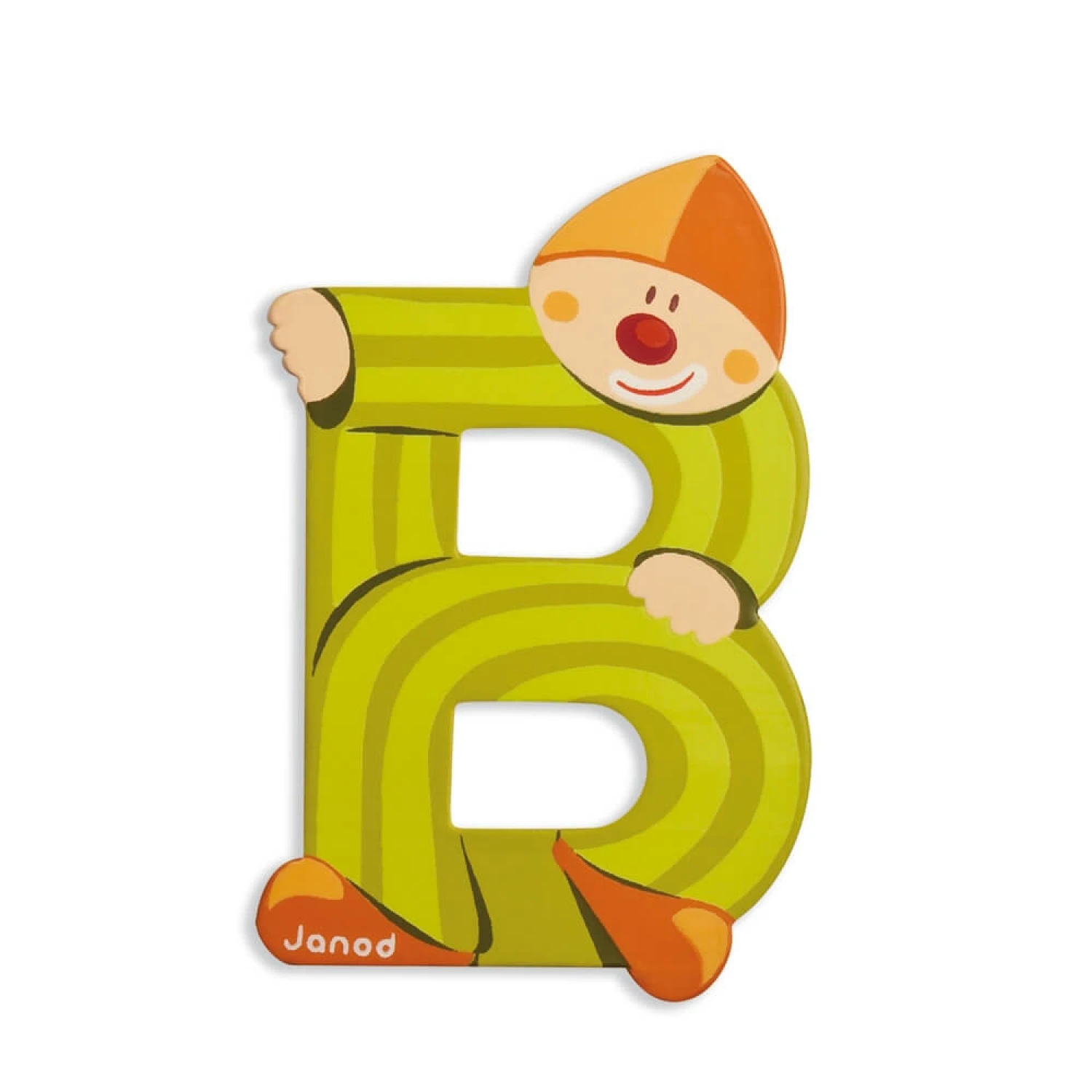 Janod Lettre De L'alphabet Clown B 3 Janod Lettre De L'alphabet Clown B