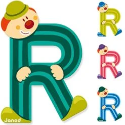 Janod Lettre De L'alphabet Clown R