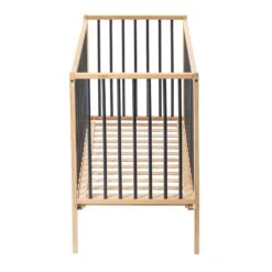 Lit En Bois 60x120 Cm Rémi Anthracite -Magasin De Périphériques Pour Enfants lit remi 60x120 combelle OF