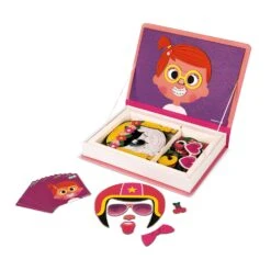 Janod Jeu Magnéti'book Crazy Face Fille -Magasin De Périphériques Pour Enfants magneti book crazy faces fille janod OE