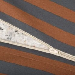 Matelas De Sol Majestic Bio Blue Brown Stripes -Magasin De Périphériques Pour Enfants matelas de sol eco majestic nobodinoz 320918 OC