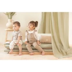 Matelas De Sol Monaco Linden Green -Magasin De Périphériques Pour Enfants mattress monaco 128x68x4 linden green nobodinoz OD