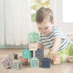 Lot De Cubes Bébé Mes Premiers Cubes éducatifs -Magasin De Périphériques Pour Enfants mes premiers cubes educatifs baby to love OG