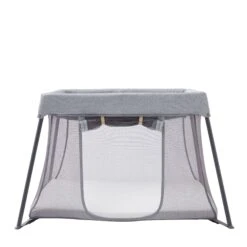 Lit Parapluie Gris -Magasin De Périphériques Pour Enfants mm21 lit de voyage parc noukies OD