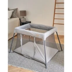 Lit Parapluie Gris -Magasin De Périphériques Pour Enfants mm21 lit de voyage parc noukies OG