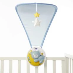 CHICCO Mobile Musical Projecteur Next2Moon First Dreams Bleu -Magasin De Périphériques Pour Enfants mobile next2moon bleu first dreams chicco jouets OD