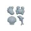 Scrunch Set De 4 Moules De Plage Bleu Clair -Magasin De Périphériques Pour Enfants moules de sables bleu OA
