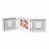 Cadre Empreinte Bébé 3 Volets My Baby Style Gris -Magasin De Périphériques Pour Enfants my baby style grey double baby art OA