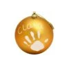 Boule De Noël Empreinte Or 1 Boule De Noël Empreinte Or -Magasin De Périphériques Pour Enfants my christmas fairy or boule de noel 2015 baby art OA