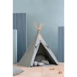 Tipi Enfant Nevada Riviera Blue -Magasin De Périphériques Pour Enfants nevada tipi pure line riviera blue nobodinoz OF