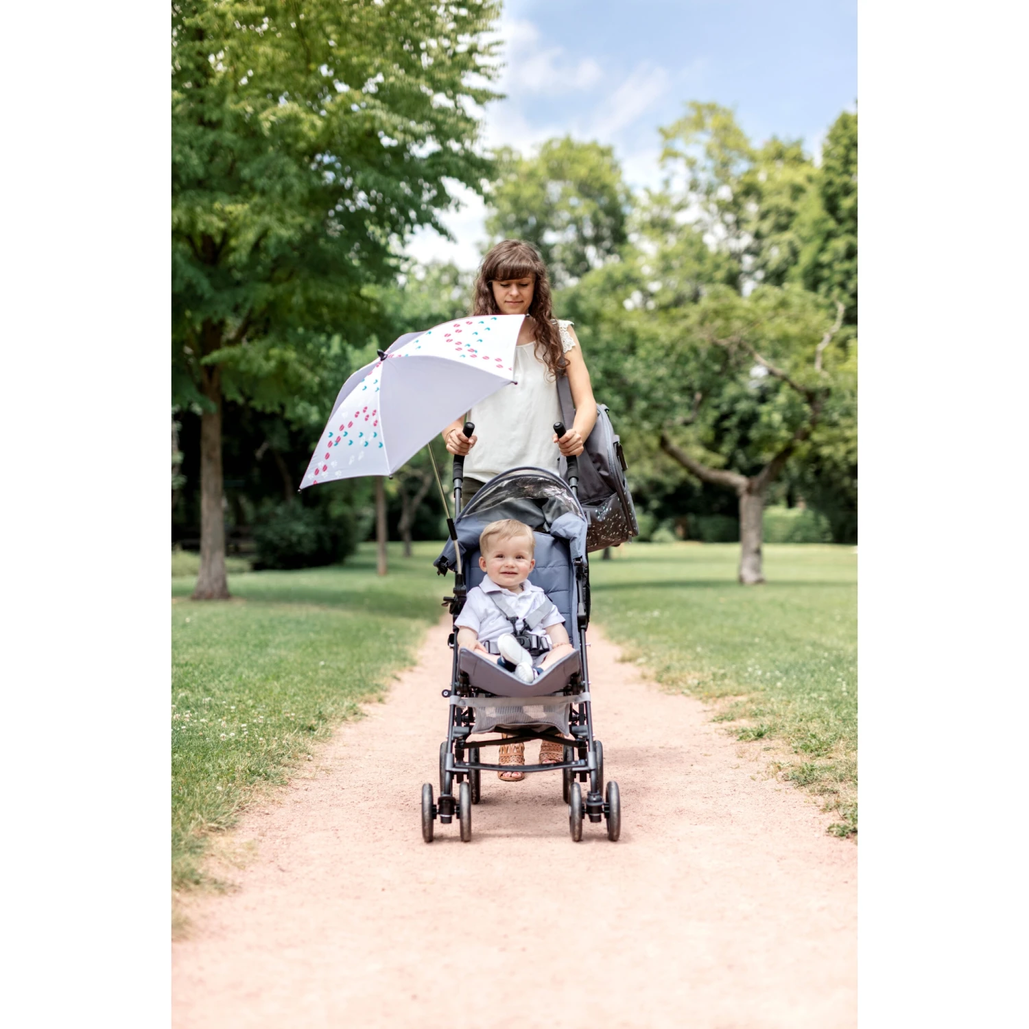 Badabulle Ombrelle Grise 7 Badabulle Ombrelle Grise – Image 5