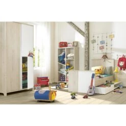 Option Tiroir De Lit Cosy Sacha Pin Blanchi -Magasin De Périphériques Pour Enfants option tiroir cosy blanc sacha l140 h17 p72 pin blanchi gautier meubles OE