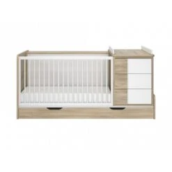 Option Tiroir De Lit Compact Sacha Chêne Du Bocage -Magasin De Périphériques Pour Enfants option tiroir lit compact sacha galipette l200 h17 p93 chene du bocage gautier meubles OC