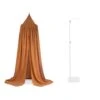 Jollein Pack Ciel De Lit Vintage 245 Cm Caramel + Flèche De Lit Blanche -Magasin De Périphériques Pour Enfants pack ciel de lit vintage 245 cm caramel fleche de lit blanche jollein OA