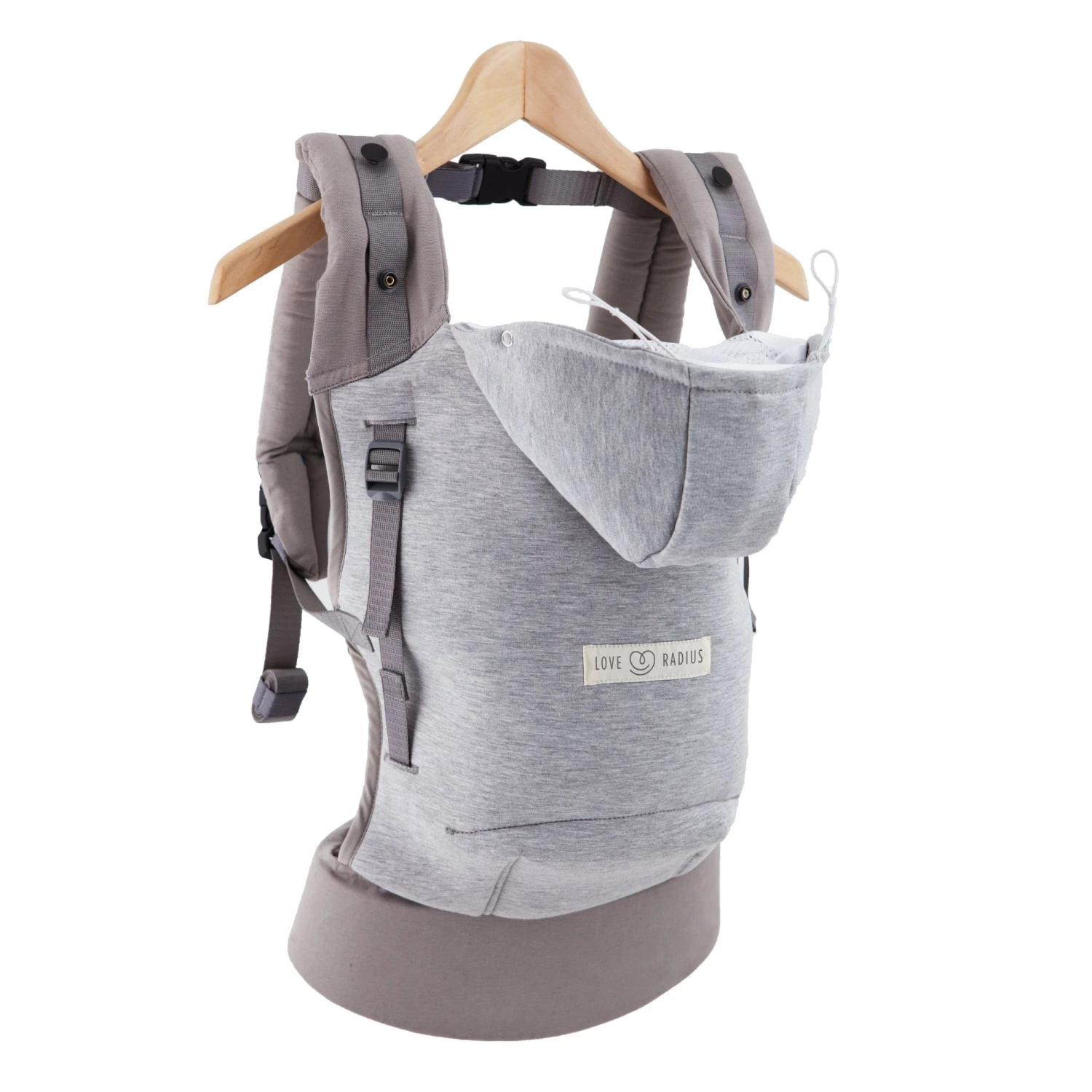 Pack évolution Porte Bébé Hoodiecarrier Gris Athlétique 4 Pack évolution Porte Bébé Hoodiecarrier Gris Athlétique – Image 2