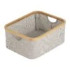 Panier De Rangement En Coton 38x30x16 Cm -Magasin De Périphériques Pour Enfants panier cotonbambou smart m de bain quax OA