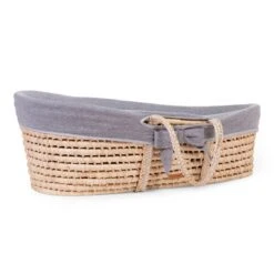 Childhome Couffin Panier Moise Natural + Matelas + Habillage Jersey Gris 6 Childhome Couffin Panier Moise Natural + Matelas + Habillage Jersey Gris -Magasin De Périphériques Pour Enfants panier moise soft cornhusk natural matelas habbilage jersey gris childhome OB