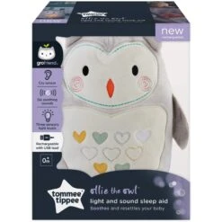 Tommee Tippee Peluche D'aide Au Sommeil Rechargeable Grofriend - Ollie La Chouette -Magasin De Périphériques Pour Enfants peluche aide au sommeil grofriend rechargeable ollie la chouette gro OC