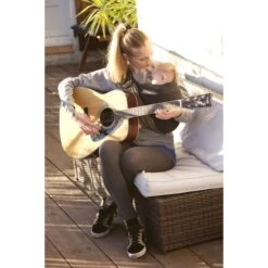 Petite écharpe De Portage Sans Nœud Anthracite Et Olive -Magasin De Périphériques Pour Enfants petite echarpe sans noeud anthraciteolive love radius OD