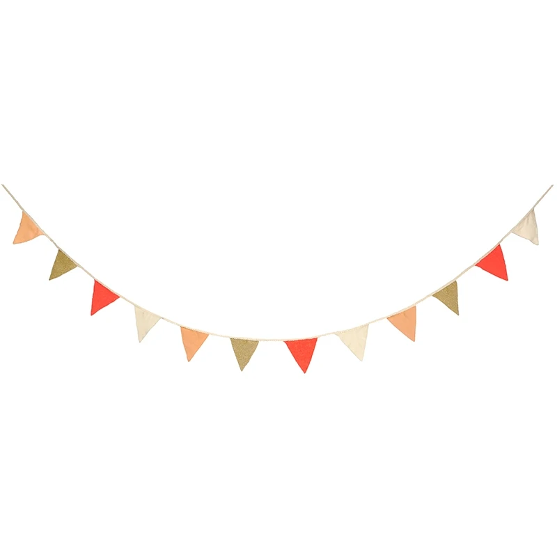 Meri-Meri Guirlande Fanions Roses Tricotés 3 Meri-Meri Guirlande Fanions Roses Tricotés