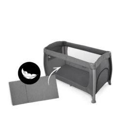 HAUCK Lit Parapluie 3 En 1 Sleep N Play Relax Center Mélange Charbon -Magasin De Périphériques Pour Enfants play n relax center melange charcoal hauck OE