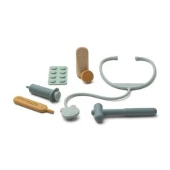 Liewood Set De Docteur Blue Multi Mix -Magasin De Périphériques Pour Enfants playtime toys lennart doctor set lw144026911 blue multi mix one size noos 2104 liewood OC