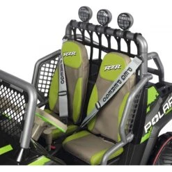 PEG PEREGO Voiture 4x4 Électrique Polaris Ranger RZR Green Shadow 24V -Magasin De Périphériques Pour Enfants polaris ranger rzr green shadow peg perego OC