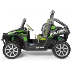 PEG PEREGO Voiture 4x4 Électrique Polaris Ranger RZR Green Shadow 24V -Magasin De Périphériques Pour Enfants polaris ranger rzr green shadow peg perego OD