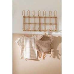 Porte-manteau Ellen 6 Crochets Rotin Naturel 7 Porte-manteau Ellen 6 Crochets Rotin Naturel -Magasin De Périphériques Pour Enfants porte mant ellen 6 cro rot nat 55x29x1cm jolipa OC