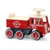 Vilac Porteur Camion De Pompiers En Bois -Magasin De Périphériques Pour Enfants porteur camion de pompiers vilac OA
