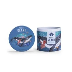 Moulin Roty Puzzle Géant Les Aventures De Paulie - Baleine 36 Pièces -Magasin De Périphériques Pour Enfants puzzle geant baleine 36 pieces les aventures de paulie moulin roty OC