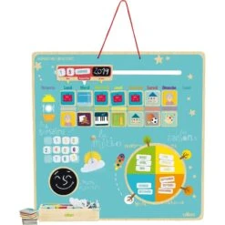 Vilac Semainier Magnétique Aujourd'hui Sur La Terre