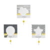 Lot De 3 Patères Babyfan -Magasin De Périphériques Pour Enfants set de 3 pateres 12x12 cm photo 82x102 cm babyfan sauthon deco OA