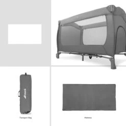HAUCK Lit Parapluie Sleep N Play Go Plus Gris -Magasin De Périphériques Pour Enfants sleep n play go plus grey hauck OG