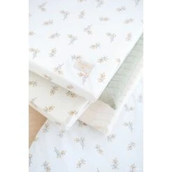 Matelas De Sol Coton Bio St Barth - Flore 9 Matelas De Sol Coton Bio St Barth - Flore -Magasin De Périphériques Pour Enfants st barth mattress 60x120x4 nobodinoz OC