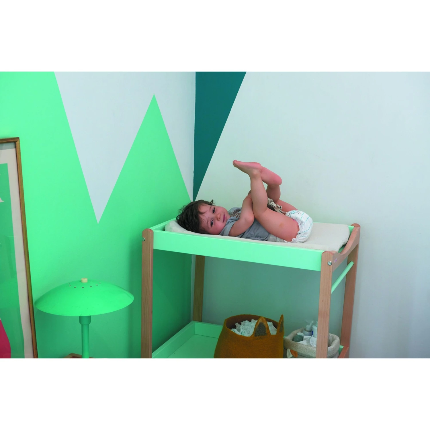 Table à Langer Avec 2 Plateaux Margot Hybride Noir 8 Table à Langer Avec 2 Plateaux Margot Hybride Noir – Image 6