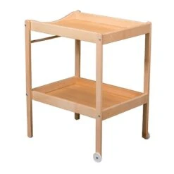 Table à Langer Avec 2 Plateaux Margot Vernis Naturel -Magasin De Périphériques Pour Enfants table a langer margot 2 plateaux et repose serviette combelle OC