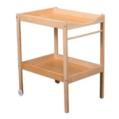 Table à Langer Avec 2 Plateaux Margot Vernis Naturel -Magasin De Périphériques Pour Enfants table a langer margot 2 plateaux et repose serviette combelle OG