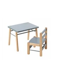 Petite Table Enfant Gabriel Hybride Bleu Gris -Magasin De Périphériques Pour Enfants table enfant gabriel hybride bleu gris combelle 367688 OK
