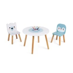 Janod Table Et Chaises En Bois Enfant Banquise