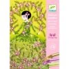 Djeco Tableau à Pailleter Robes à Paillettes -Magasin De Périphériques Pour Enfants tableaux a pailleter robes a paillettes 4824 OA
