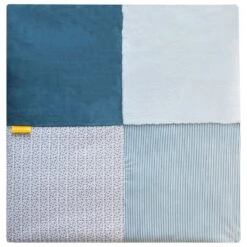 Tapis De Chambre Tapidou Mosaïque Bleu