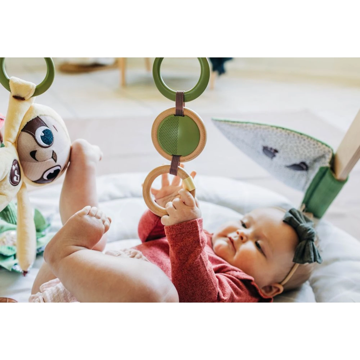 Tiny Love Tapis D'éveil Avec Arche En Bois Boho Chic 4 Tiny Love Tapis D'éveil Avec Arche En Bois Boho Chic – Image 2