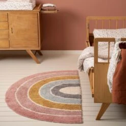 Little Dutch Tapis Rainbow Rose 80 X 130 Cm -Magasin De Périphériques Pour Enfants tapis rainbow shape rose 80x130cm little dutch OC