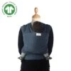 Écharpe De Portage Tricot-Slen Bio Bluejeans -Magasin De Périphériques Pour Enfants tricot slen organic 911 bluejeans 1 babylonia OA