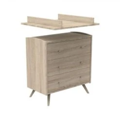 Chambre Trio Lit Bébé 60x120 Cm + Commode 3 Tiroirs + Armoire Access Bois -Magasin De Périphériques Pour Enfants trio lit bebe 120x60 commode 3 tiroirs armoire access bois sauthon meubles OD