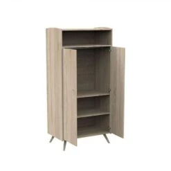 Chambre Trio Lit Bébé 60x120 Cm + Commode 3 Tiroirs + Armoire Access Bois -Magasin De Périphériques Pour Enfants trio lit bebe 120x60 commode 3 tiroirs armoire access bois sauthon meubles OF